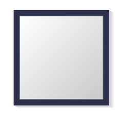 Obraz premium Black and white photo frame with shadows isolated on white background. Vector illustration - Vector
