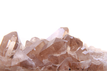 crystal isolated on the white background