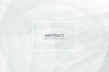 Obraz premium Trendy, simple, modern white background