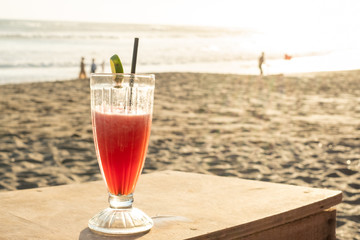 Healthy juice, clean eating, vegan cafe, juice in a jar, outside community cafe, beach front