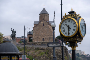 old town church and clock