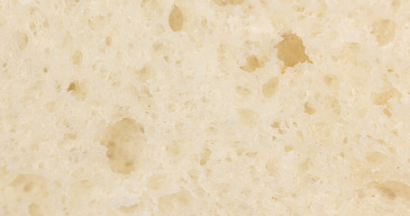 White wheat bread as an abstract background