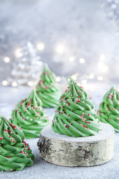 Naklejki Meringue Christmas trees