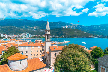 Panoramic View of Old Town Budva