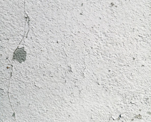 Stucco cracked on the wall as abstract background
