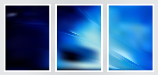 Fototapeta premium Set of abstract creative vector background design