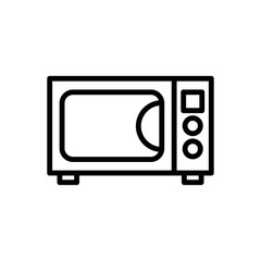 Microwave icon trendy