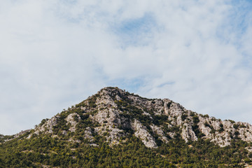 Lake Skadar National Park in Montenegro. Views of mauntains