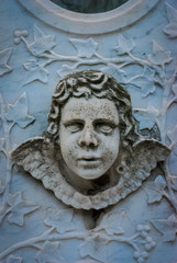 Fototapeta na wymiar Un angelo del cimitero di San Michele a Venezia