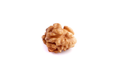 Walnuts isolated on white background