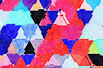 Fantasy colors abstract artistic background, art paint texture, beautiful fashion digital wallpaper artwork, bright and colorful design pattern backdrop, creative geometric forms and fractals elements