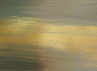 gold oil paint