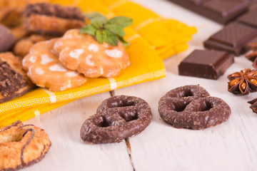 Shortcrust pastry biscuits.
