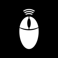 Computer wireless mouse icon.