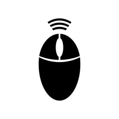 Computer wireless mouse icon.
