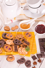 Shortcrust pastry biscuits.