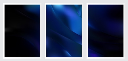 Fototapeta premium Set of abstract creative vector background design