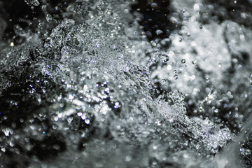 air bubbles in water