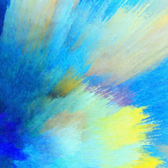 Abstract interior wall art print for decorate everything, naive contemporary style artwork with chaotic paint strokes and splashes, modern painting background texture in creative design idea