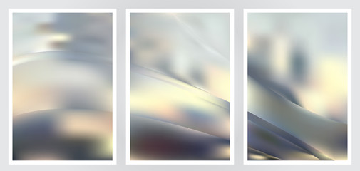 Fototapeta premium Set of abstract creative vector background design