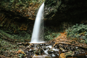 Fototapeta na wymiar close up waterfall