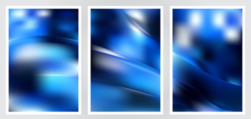 Fototapeta premium Set of abstract creative vector background design