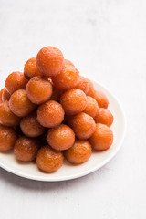 Traditional Home made Gulab Jamun sweets from India