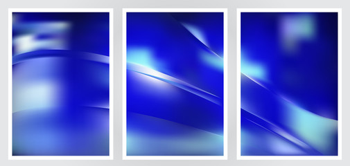 Fototapeta premium Set of abstract creative vector background design