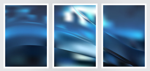 Fototapeta premium Set of abstract creative vector background design