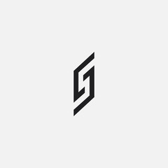 logo letter s unique, simple design letter s.