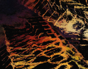 Wall art. Art poster. Stock. Abstract painting in oil. Pattern for creating design postcard, invitation, web or banner. Canvas prints. Watercolor and acrylic mixed modern drawing. Impressionist style.