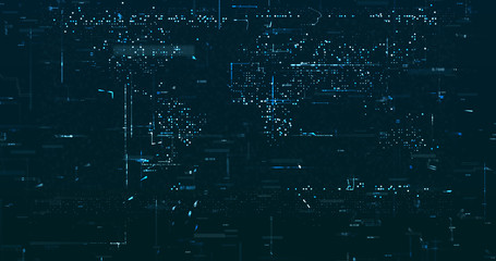 Abstract grid shape background. 3D rendering