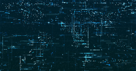 Abstract grid shape background. 3D rendering