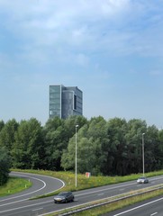 Fototapeta na wymiar Modern Dutch architecture. Netherlands. Office Hengelo 