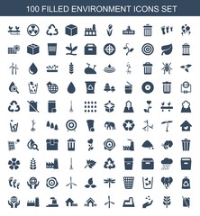 100 environment icons
