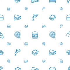 cheese icons pattern seamless white background