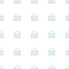 bank icon pattern seamless white background