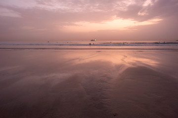 Fototapeta premium Night at Matosinhos beach