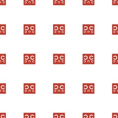 eye test icon pattern seamless white background