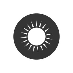 Sun icon. Modern weather icon. Flat symbols