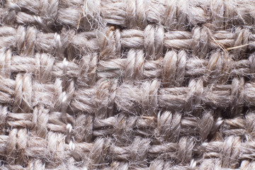 white textile fibers close up