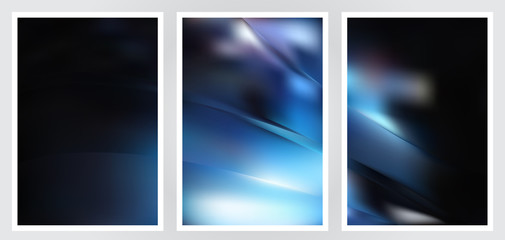 Fototapeta premium Set of abstract creative vector background design