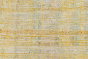 Texture of yellow natural old papyrus paper background