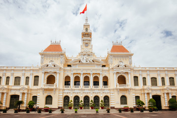 Fototapeta premium People's Committee Building Saigon in Ho Chi Minh City