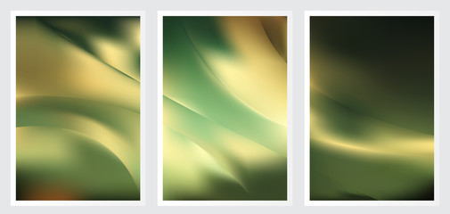 Obraz premium Set of abstract creative vector background design