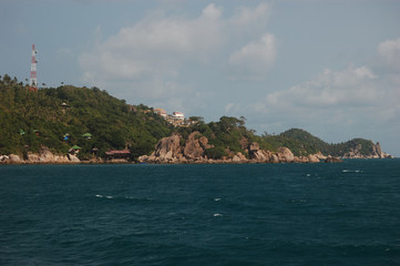 The last glimpse of Koh Tao from a boat leaving to mainland Thailand