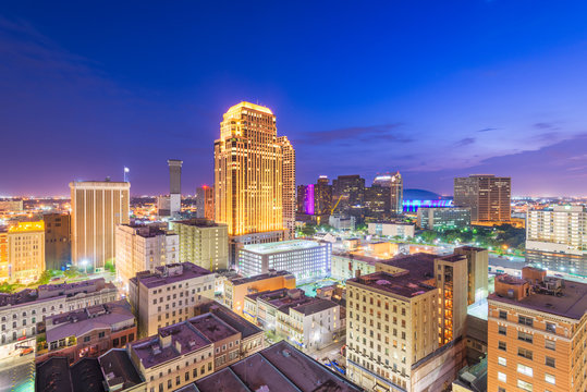 New Orleans, Louisiana, USA downtown CBD skyline