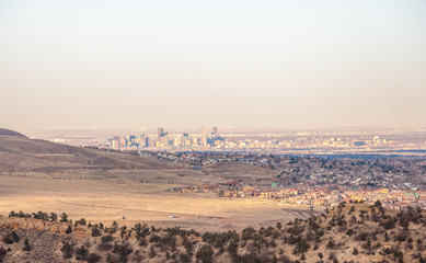 A view of downtown Denver