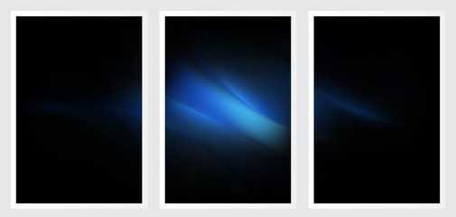 Fototapeta premium Set of abstract creative vector background design