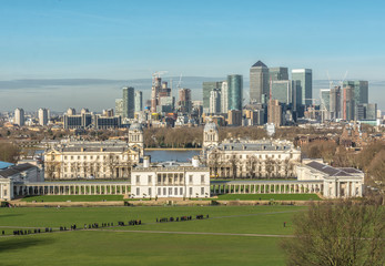 Fototapeta na wymiar View of the London skyline
